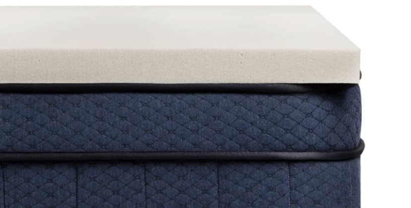 Product page photo of the Brooklyn Bedding 4-Lb. Memory Foam Topper